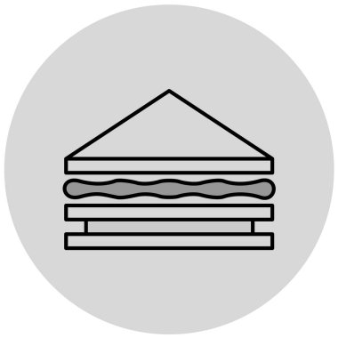 Gıda simgesinin vektör illüstrasyonu