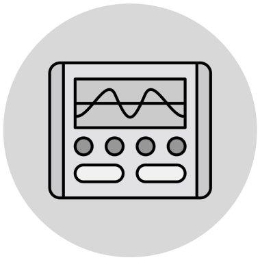 Modern simgenin vektör illüstrasyonu