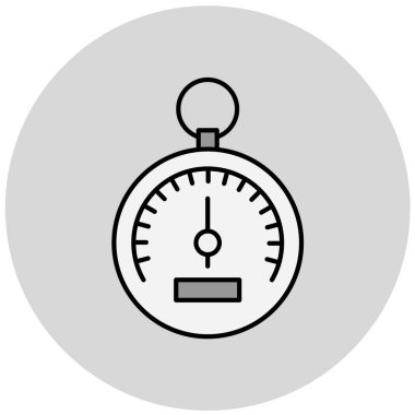 Stopwatch Vektör Kabartma Simgesi