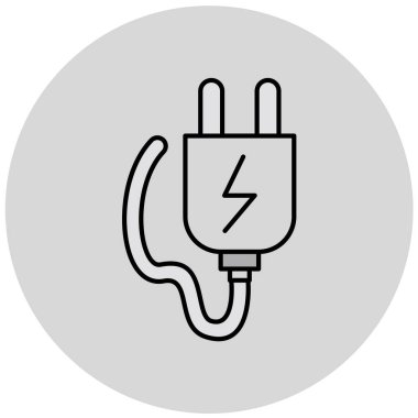 Kişisel ve ticari kullanım için enerji dolgu vektör simgesi
