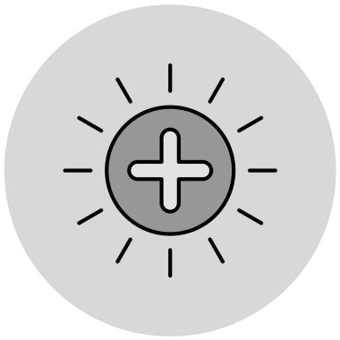 Modern simgenin vektör illüstrasyonu