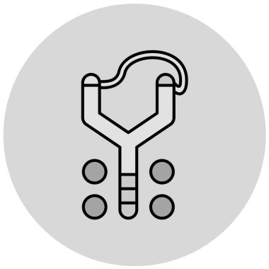 Modern simgenin vektör illüstrasyonu