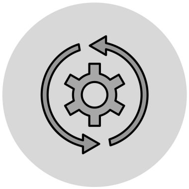 Ayarlama. Web simgesi basit illüstrasyon