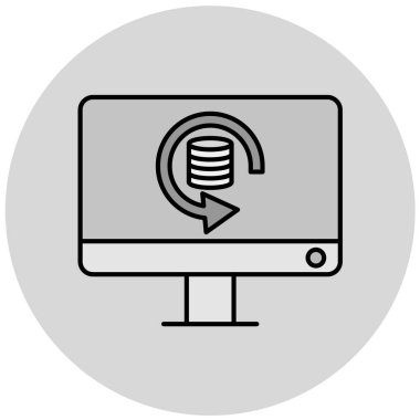 seo modern simgesinin vektör illüstrasyonu