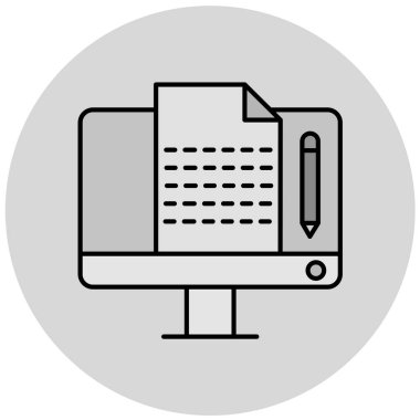 seo modern simgesinin vektör illüstrasyonu