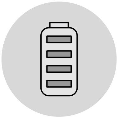 pil vektör illüstrasyonu