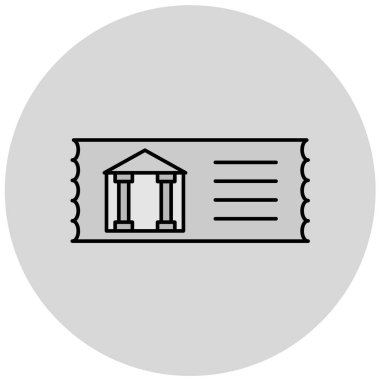 Modern simgenin vektör illüstrasyonu