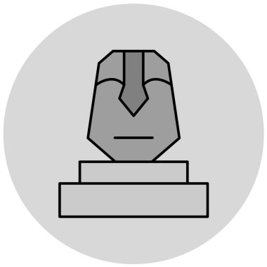 Modern simgenin vektör illüstrasyonu