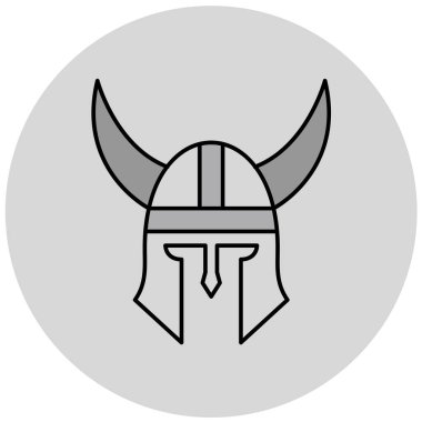 Viking ikonu. düz dizayn biçimi 10