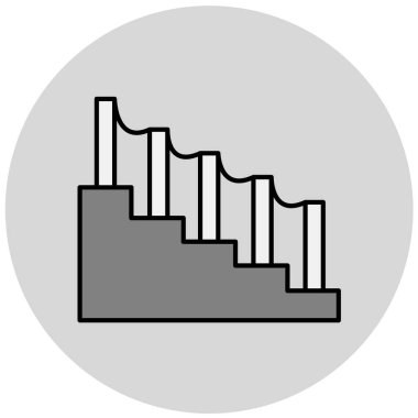 Bir merdivenin vektör çizimi