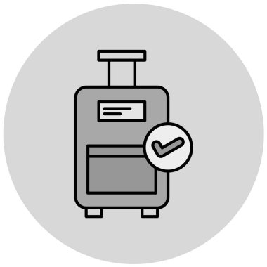 seyahat çantası. Basit tasarım