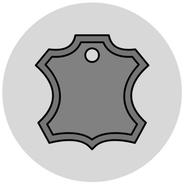 Kalkan. Web simgesi basit illüstrasyon