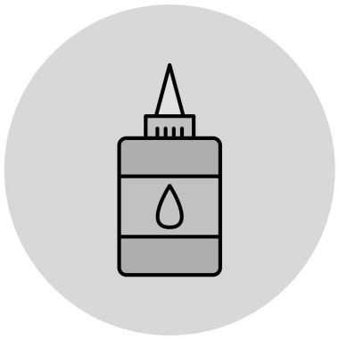 Yapıştırıcı. Web simgesi basit illüstrasyon