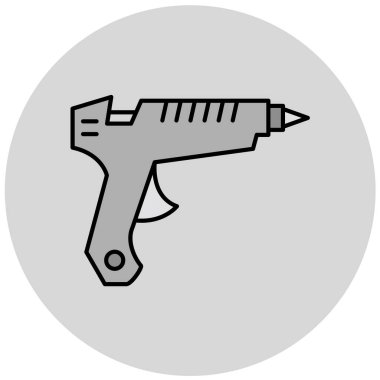 Bir matkap simgesinin vektör illüstrasyonu