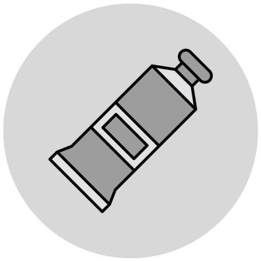 Yapıştırıcı şişesi düz simgesi, vektör illüstrasyonu.