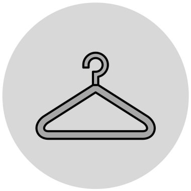 askı simgesi vektör illüstrasyonu