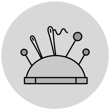 iğneler simge vektör illüstrasyonu