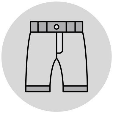 güzel giysi ve aksesuar vektör simgesi 