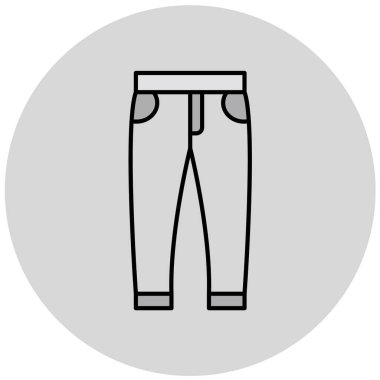 güzel giysi ve aksesuar vektör simgesi 