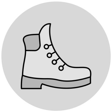 güzel giysi ve aksesuar vektör simgesi 