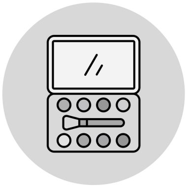 Modern güzellik simgesinin vektör çizimi