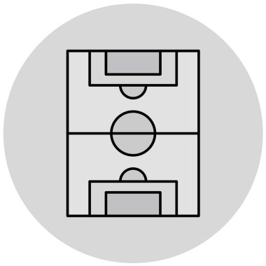 Moda tarzında izole edilmiş spor simgesi