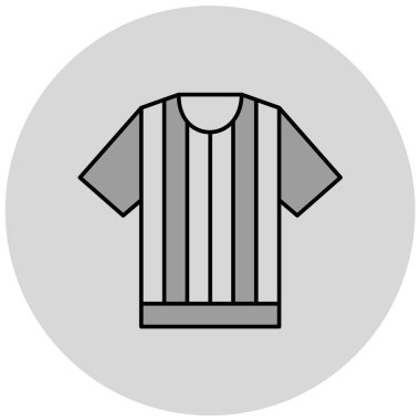 Tişört ikonu. vektör illüstrasyonu