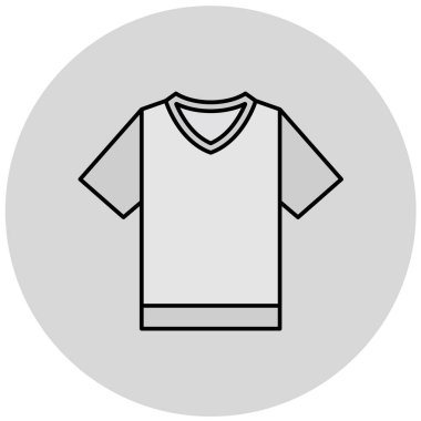 t-shirt simgesi, vektör illüstrasyonu