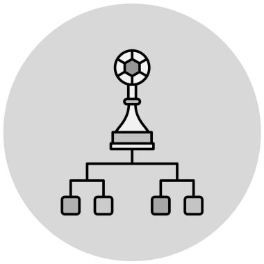 iş yönetimi simgesi, vektör illüstrasyonu