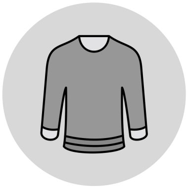 Ceket ikonu. vektör illüstrasyonu