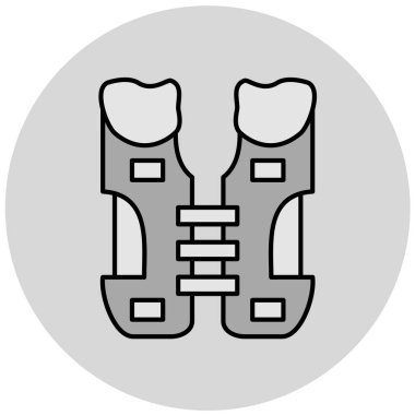 Dalış. Web simgesi basit illüstrasyon