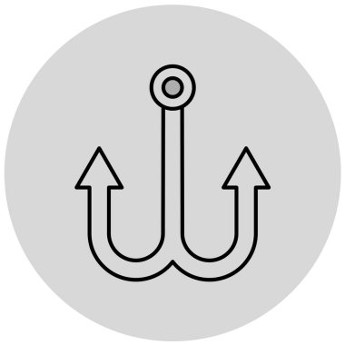 çapa simgesinin vektör illüstrasyonu