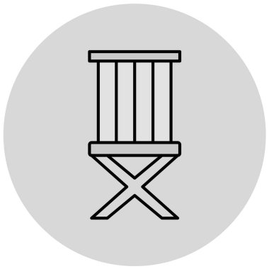 sandalye simgesi çizimi