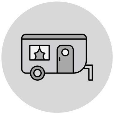 Modern simgenin vektör illüstrasyonu