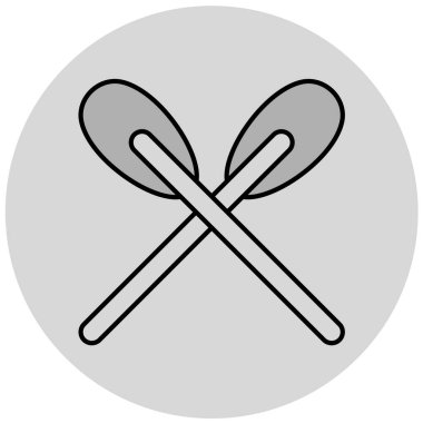 Spor sembolünün vektör illüstrasyonu