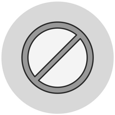 Yol işareti simgesinin vektör illüstrasyonu