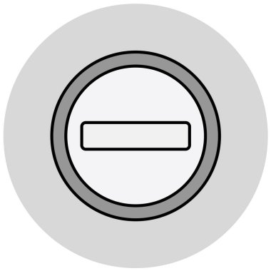 Yol simgesi, vektör illüstrasyonu