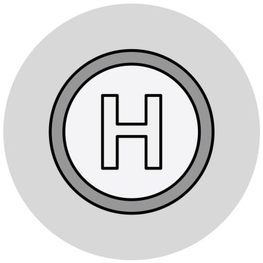 Yol işareti simgesinin vektör illüstrasyonu