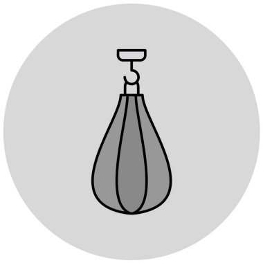 Boks simgesi vektör illüstrasyonu