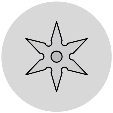 Moda biçimi izole edilmiş arkaplan yıldız simgesi