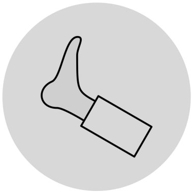 Modern b 'nin vektör illüstrasyonu eksik simgesi