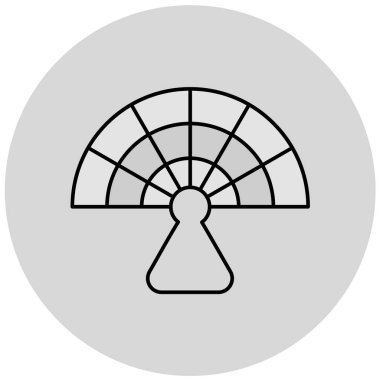 Klima simgesi, vektör illüstrasyonu