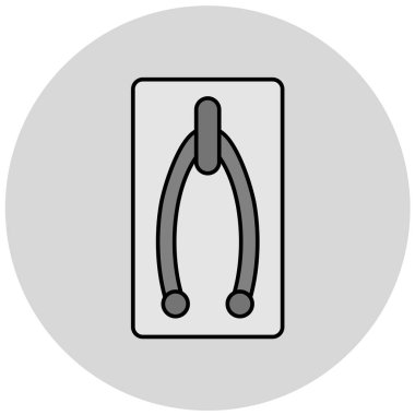 Modern b 'nin vektör illüstrasyonu eksik simgesi