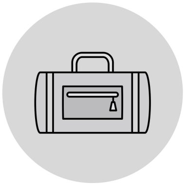 modern çanta simge vektör çizim