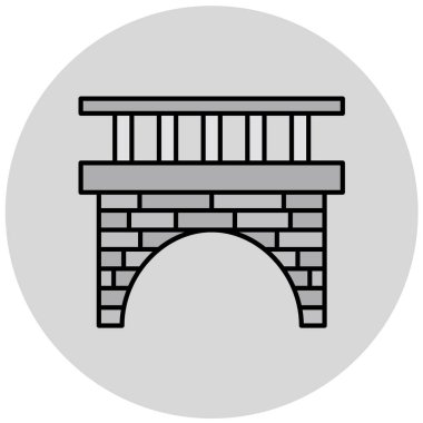 Bina. Web simgesi basit illüstrasyon