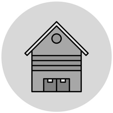 ev simgesi vektör illüstrasyonu