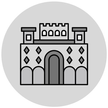 Yapı simgesinin vektör illüstrasyonu