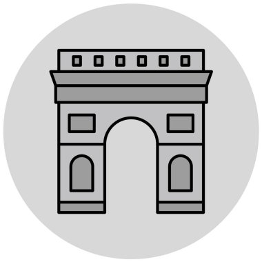 Ünlü bir simgenin vektör illüstrasyonu