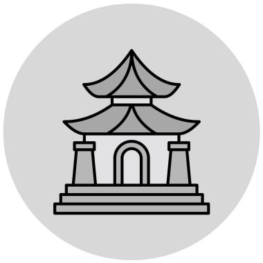 Yapı simgesinin vektör illüstrasyonu