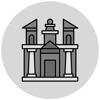 Yapı simgesinin vektör illüstrasyonu